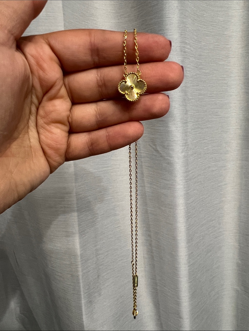 Gold necklace